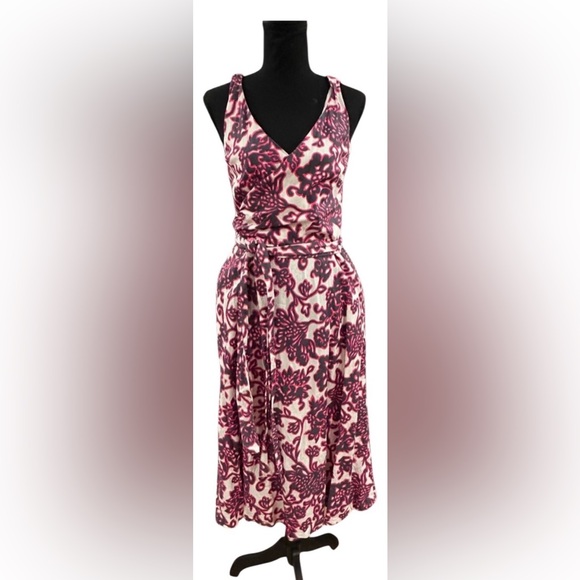 🔥 BODEN! “RIVIERA” MIDI-DRESS!! STUNNING PATTERN! LINEN COTTON BLEND! - Picture 8 of 16